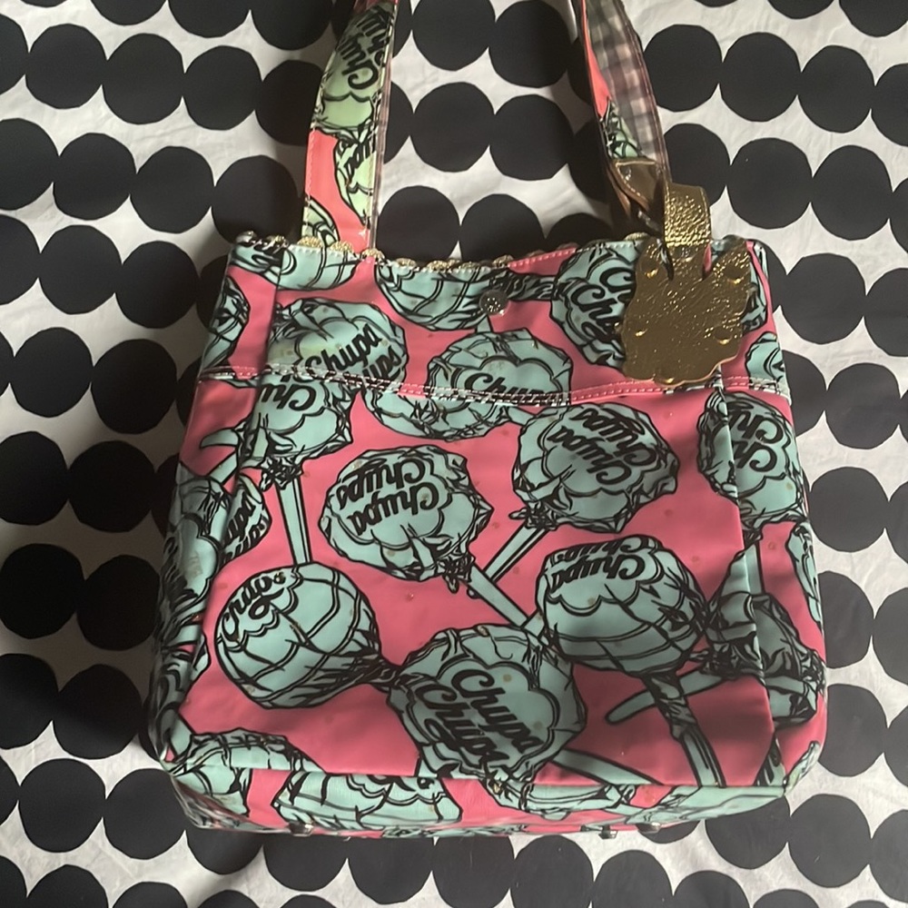 Chupa Chups x Crystal Ball Tokyo Japan Garcia Marquez Gauche bag purse vintage - Picture 5 of 11